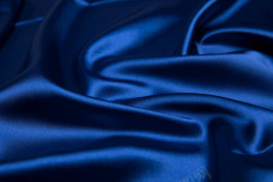 蓝布素材蓝色的桌布布纹高清图片