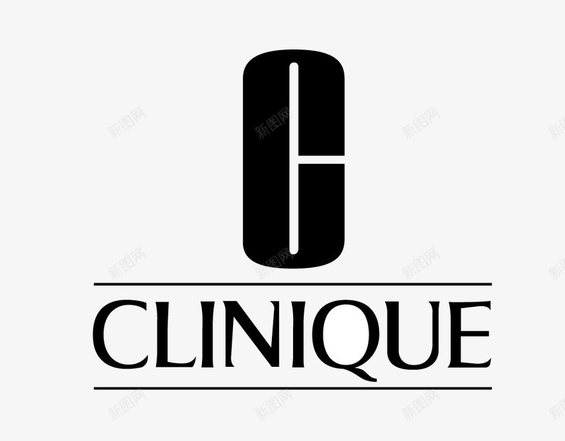 倩碧图标png_新图网 https://ixintu.com Clinique logo 倩碧 化妆品牌 矢量标志