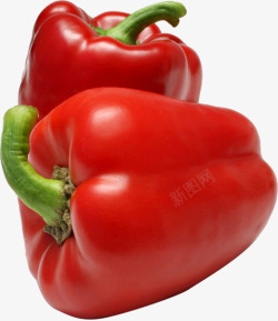 三个高清青椒健康蔬菜高清图片