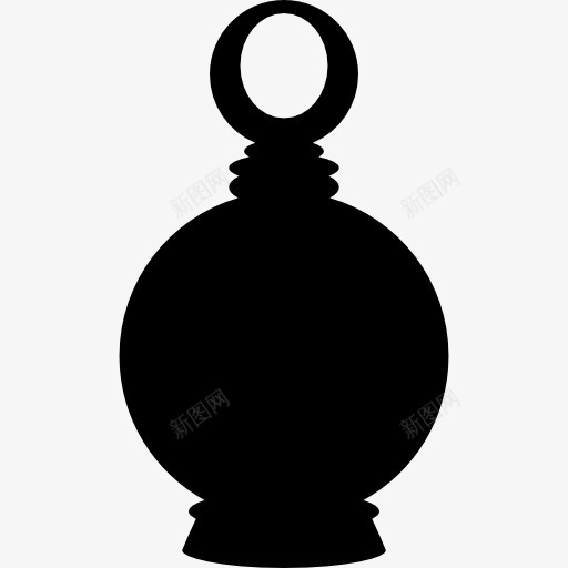 香水瓶的圆形图标png_新图网 https://ixintu.com 个人护理 个性 形状 形状工具 时尚 瓶 香水