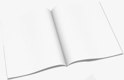 书标题矢量图翻开的空白书本高清图片