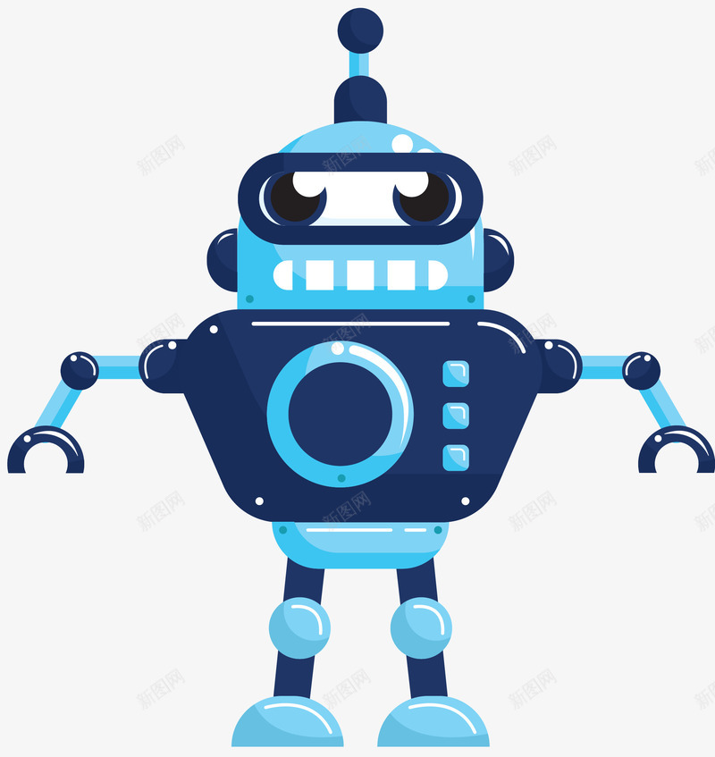 高级玩具机器人png免抠素材_新图网 https://ixintu.com 人工智能机器人 扁平风格 智能化 玩具 高级 高级机器人