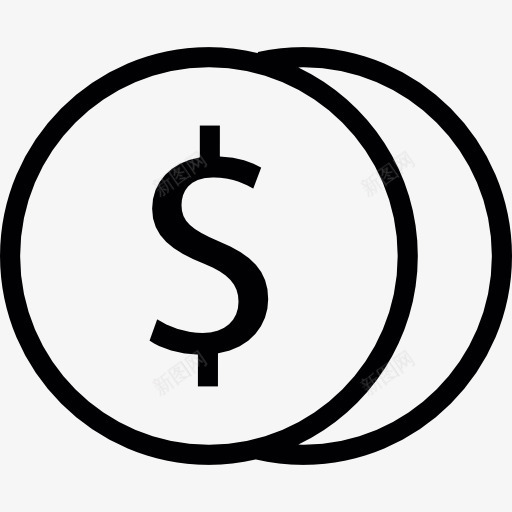 硬币图标png_新图网 https://ixintu.com 商业 美分 货币 钱 钱币 银行