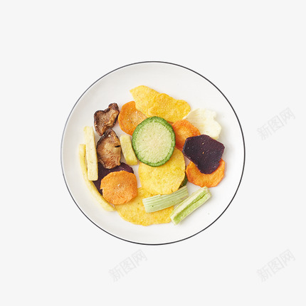 蔬菜干png免抠素材_新图网 https://ixintu.com 产品食物 健康饮食 小吃 干果 美食拼盘 零食