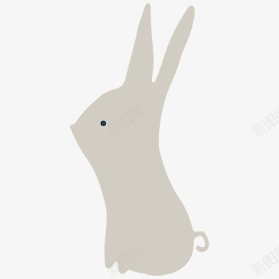 插画简单手绘小元素兔子png免抠素材_新图网 https://ixintu.com 兔子 可爱 小元素 手绘 插画风格 素材 萌