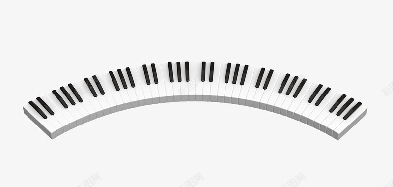 手绘黑白弯曲钢琴键png免抠素材_新图网 https://ixintu.com 乐器 填色练习 弯曲琴键 琴键 钢琴 音乐 黑白手绘 黑白钢琴键