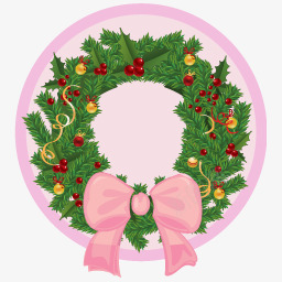 圣诞花环图标png_新图网 https://ixintu.com christmas wreath xmas 圣诞节 花环