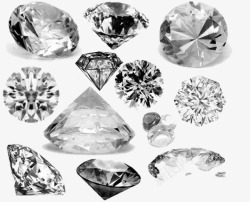 多颗多颗黑钻石实物促销高清图片