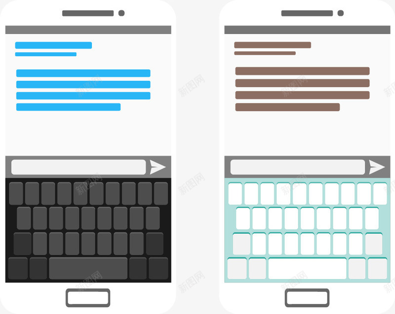 手机png免抠素材_新图网 https://ixintu.com 手机 手机界面 输入法