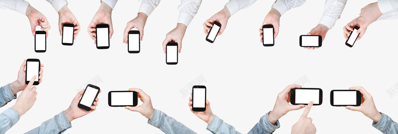 手握手机png免抠素材_新图网 https://ixintu.com 产物实物 手机 显示屏 苹果手机