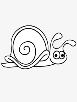 简单的蜗牛图片简单蜗牛高清图片