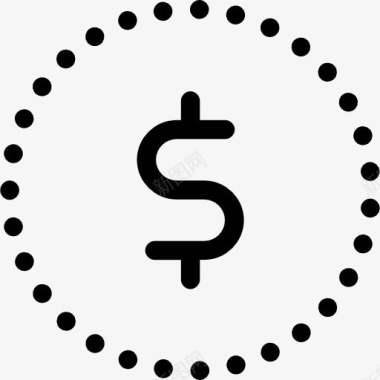 美元的符号图标图标