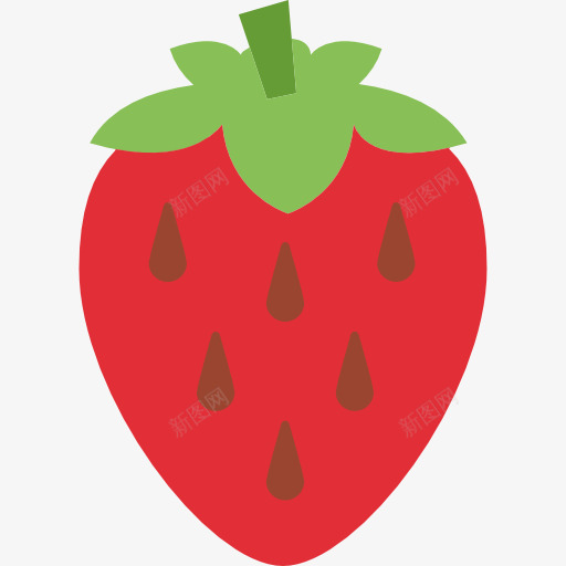 Strawberry图标png_新图网 https://ixintu.com 健康食品 有机 水果 素食 草莓 食品 饮食