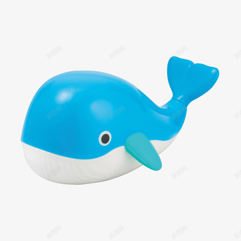 鲸鱼玩具png免抠素材_新图网 https://ixintu.com 儿童 大海 小孩玩具 玩具免扣 蓝色 鲸鱼