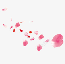 粉红色的花瓣图素材