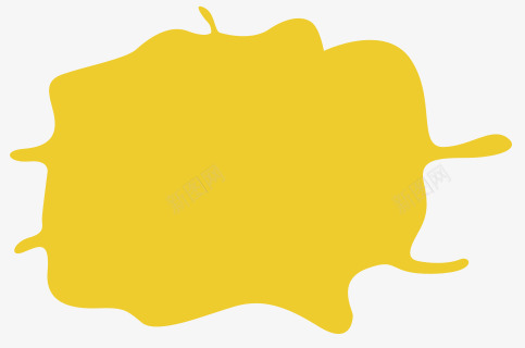 黄色卡通可爱抽象形状png免抠素材_新图网 https://ixintu.com 卡通 可爱 形状 抽象 黄色