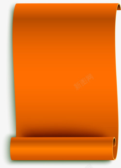橙色纸张背景素材
