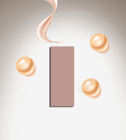 金粉珍珠化妆品海报背景素材