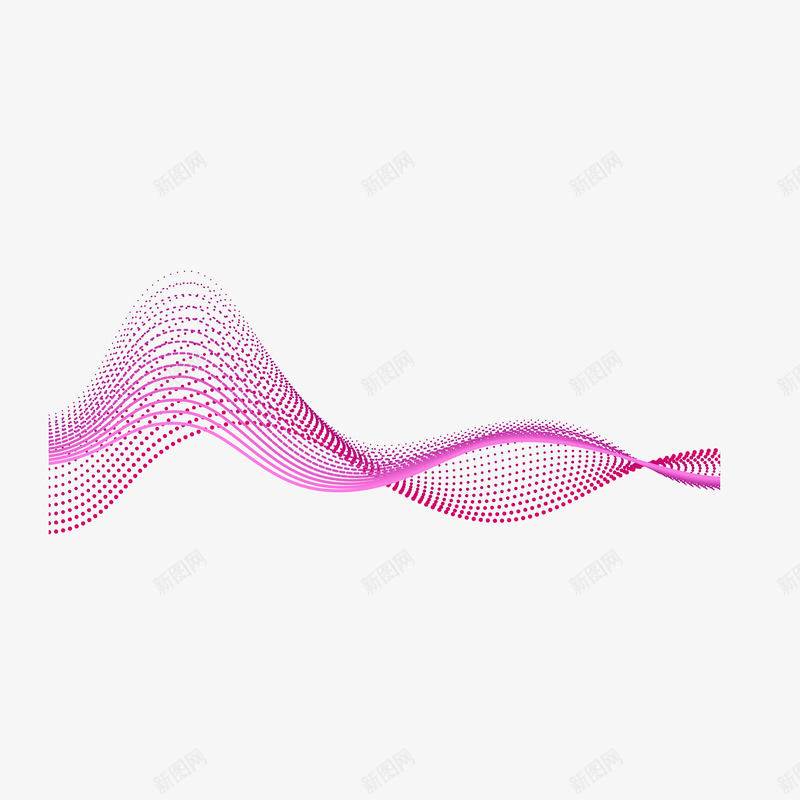 粉色彩带案矢量图ai免抠素材_新图网 https://ixintu.com 创意 手绘 曲线 条纹 立体 粉色 纹理 纹路 线条 装饰 质感 透视 矢量图
