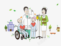 病人与医生素材