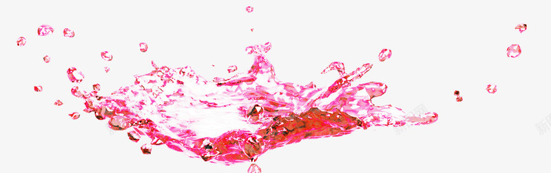 红色的水花png免抠素材_新图网 https://ixintu.com 水珠 水花 红色 红色水 适合红色化妆品瓶子的水