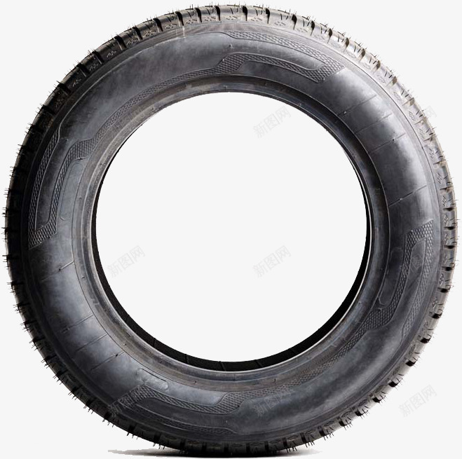 橡胶轮胎png免抠素材_新图网 https://ixintu.com 圆形 形状 滚轮 立体 车轮 黑色