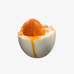 土熟咸流油烤好吃的咸鸡蛋高清图片