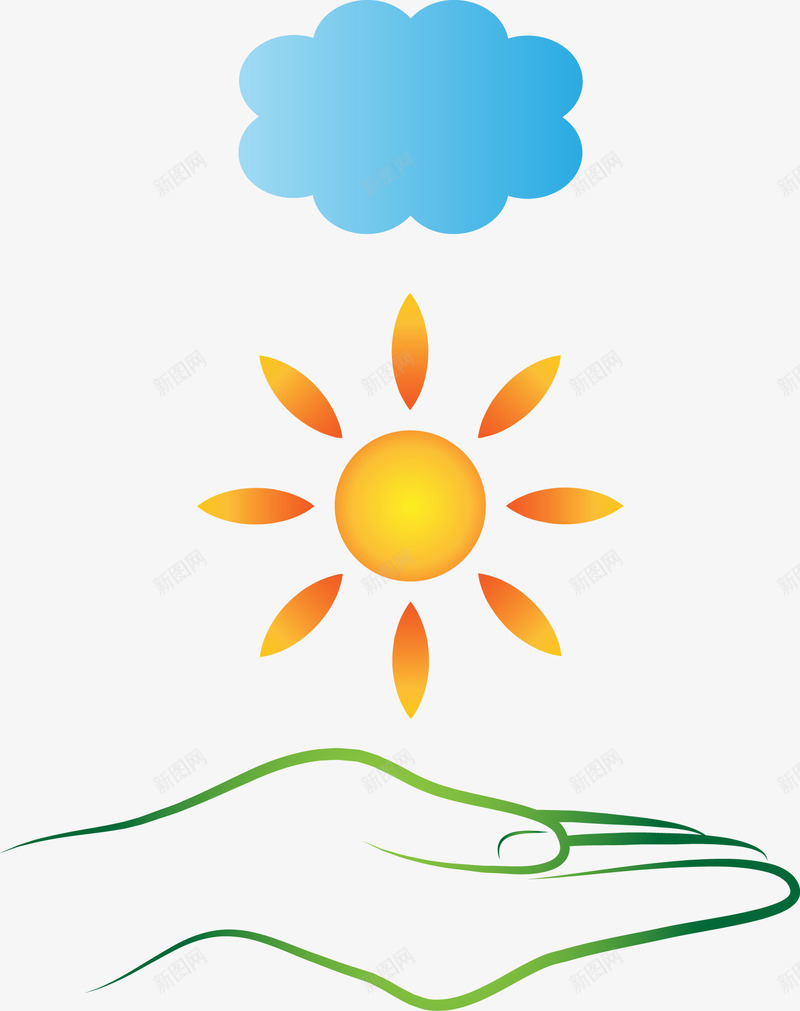 太阳云朵图标png_新图网 https://ixintu.com 云朵 低能耗 太阳 环保 环保图标 环境保护 生态环保 矢量图标 矢量绿色环保图标 绿色 绿色环保 绿色环保图标 绿色矢量图标 节能环保
