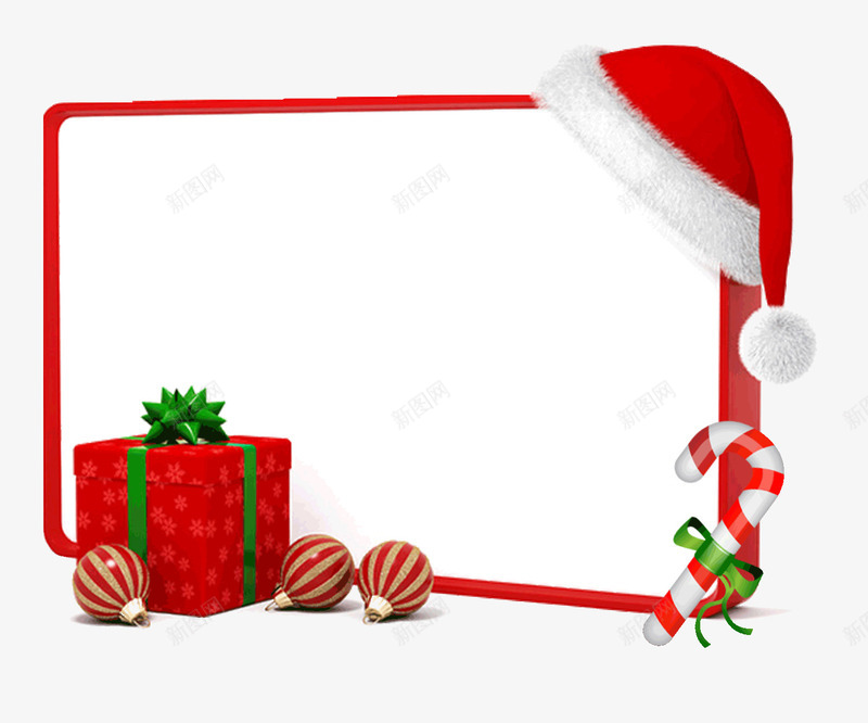 卡通可爱圣诞节边框psd免抠素材_新图网 https://ixintu.com 卡通 卡通可爱圣诞节边框 可爱 圣诞节 圣诞节边框 礼物盒 红色礼物 边框