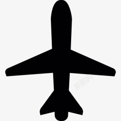 飞机形状飞机向上图标高清图片