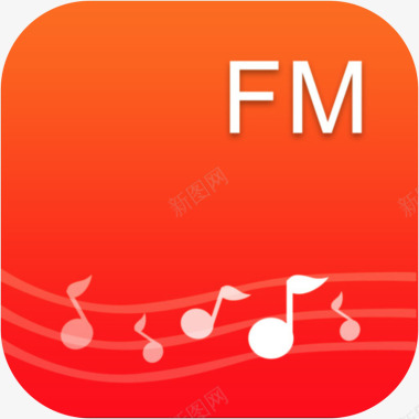 手机红FM软件图标应用图标