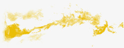 创意气体黄色烟雾高清图片