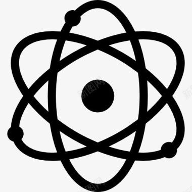 原子科学的象征图标图标