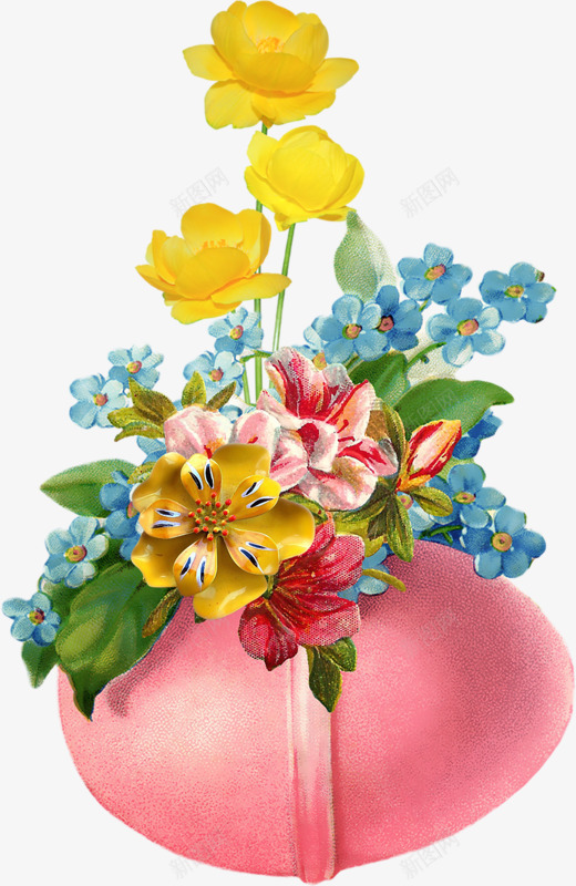 水彩油画花朵植物png免抠素材_新图网 https://ixintu.com 抽象花朵 植物 水彩 油画花朵 清新 花朵 鲜花