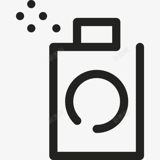 喷雾瓶用点图标png_新图网 https://ixintu.com 产品 化妆品 喷雾器 涂料 除臭剂