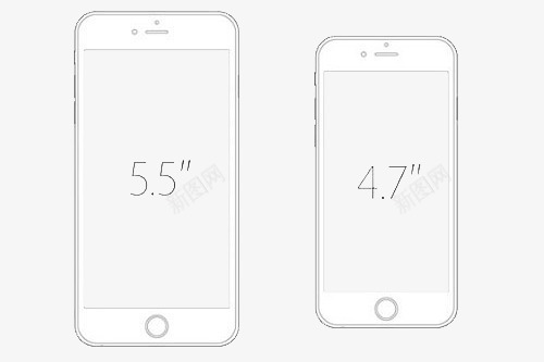 手机轮廓png免抠素材_新图网 https://ixintu.com 免扣素材 手机轮廓 苹果手机 轮廓