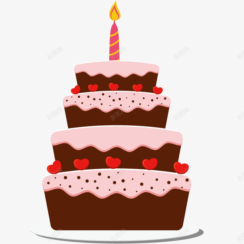 生日礼物甜品png免抠素材_新图网 https://ixintu.com 卡通 可口 夹心蛋糕 奶油面包 巧克力蛋糕 手繪 生日庆祝 礼品 蛋糕