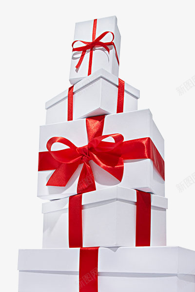 白色礼物盒红色袋子png免抠素材_新图网 https://ixintu.com png素材 白色 礼物盒 红色袋子