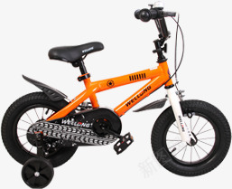 小型橙色自行车儿童节礼物png免抠素材_新图网 https://ixintu.com 儿童节 小型 橙色 礼物 自行车