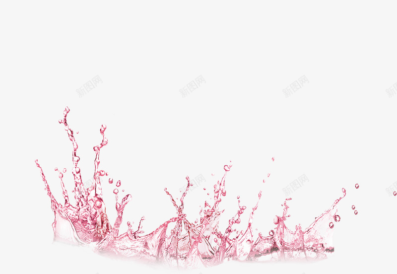 手绘粉色化妆品水滴png免抠素材_新图网 https://ixintu.com 化妆品 水滴 粉色