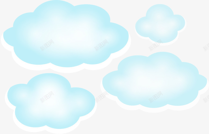 漂浮的白云png免抠素材_新图网 https://ixintu.com 云朵 天空 浮云 白云