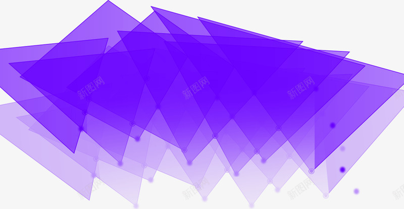 紫色创意元素几何形状png免抠素材_新图网 https://ixintu.com 元素 几何 创意 形状 紫色