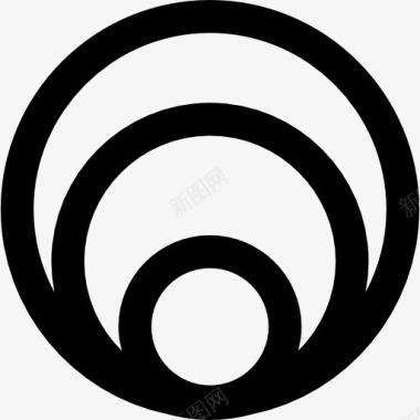 三圈内其他不同大小的图标图标