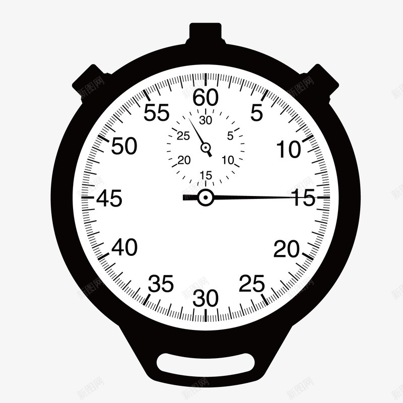 黑白表盘手表刻度表png免抠素材_新图网 https://ixintu.com 刻度表 手表 时钟刻度 表盘 黑白