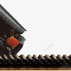 宫廷房檐房屋中国风格高清图片