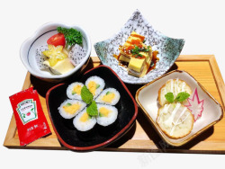 日本料理摄影美味寿司套餐高清图片