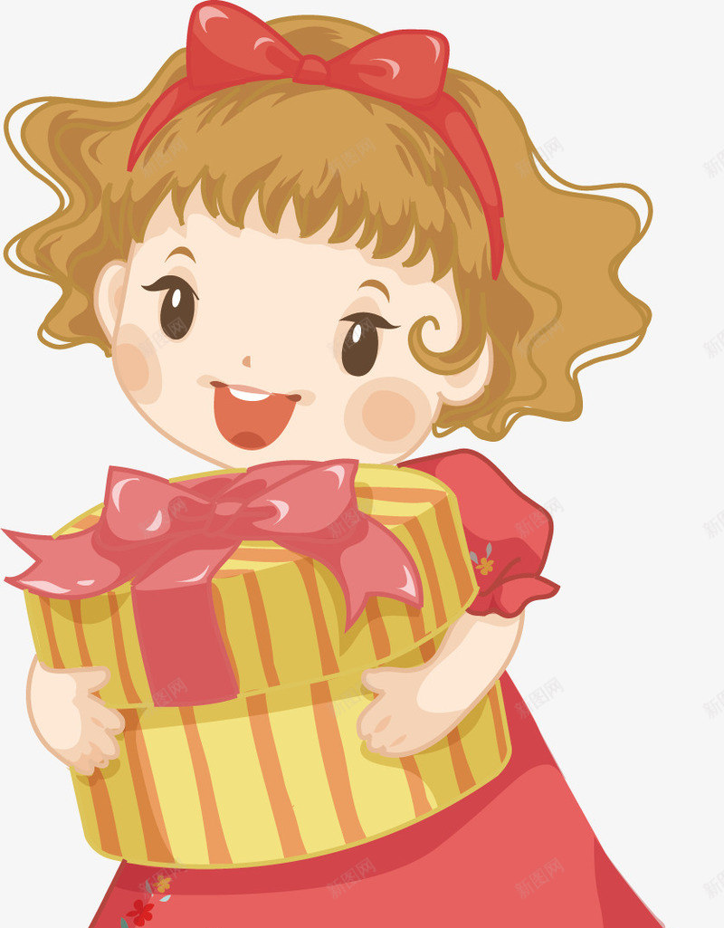 儿童节礼物矢量图ai免抠素材_新图网 https://ixintu.com 儿童 儿童抱着礼物盒 儿童节 儿童节礼物 小孩 矢量图