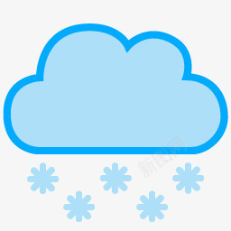 云雪时尚天气图标png_新图网 https://ixintu.com cloud snow 云 云彩 天气 天气图标 天气预报 温度 阵雨 阵雪 雪