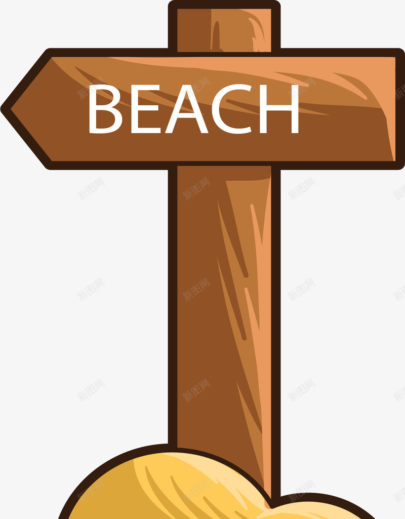 夏日沙滩木板标题框矢量图ai免抠素材_新图网 https://ixintu.com 夏日 木板 木板标题框 沙滩 沙滩度假 矢量png 矢量图 黄色广告牌