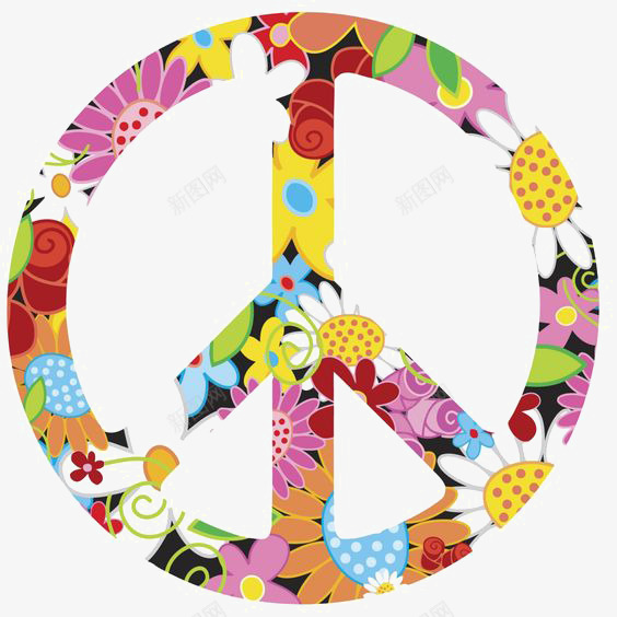 世界和平LOGO图标png_新图网 https://ixintu.com 世界大同 鲜花